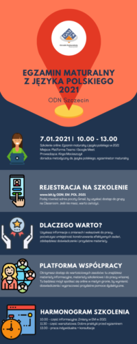 Egzamin maturalny 2021 - szkolenie online